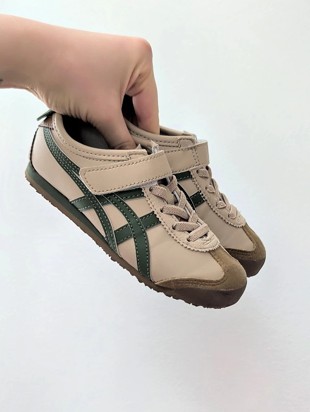 Onitsuka Tiger Mexico 66 Sneakers Toddler Brown & Green Size US 11 Runners